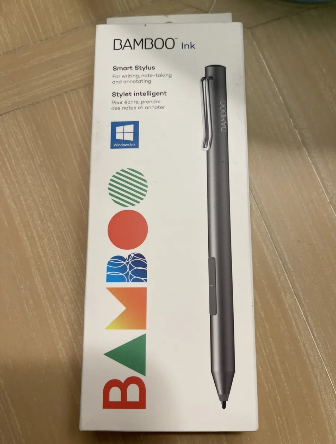 Wacom CS323AG0A Bamboo Ink Smart Stylus Windows 2nd Gen Gray Surface Pro X 7,6,5 (Open Box)