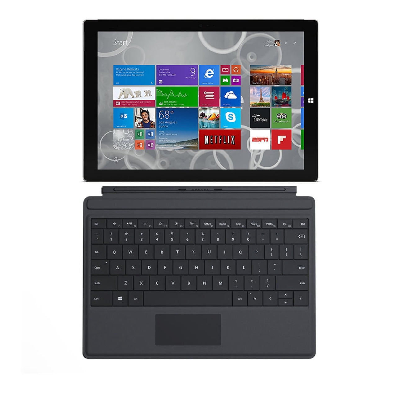 Microsoft Surface Pro 3 12.3 inch (Intel Core i5 4300U, 8GB RAM, 256GB SSD) With Keyboard