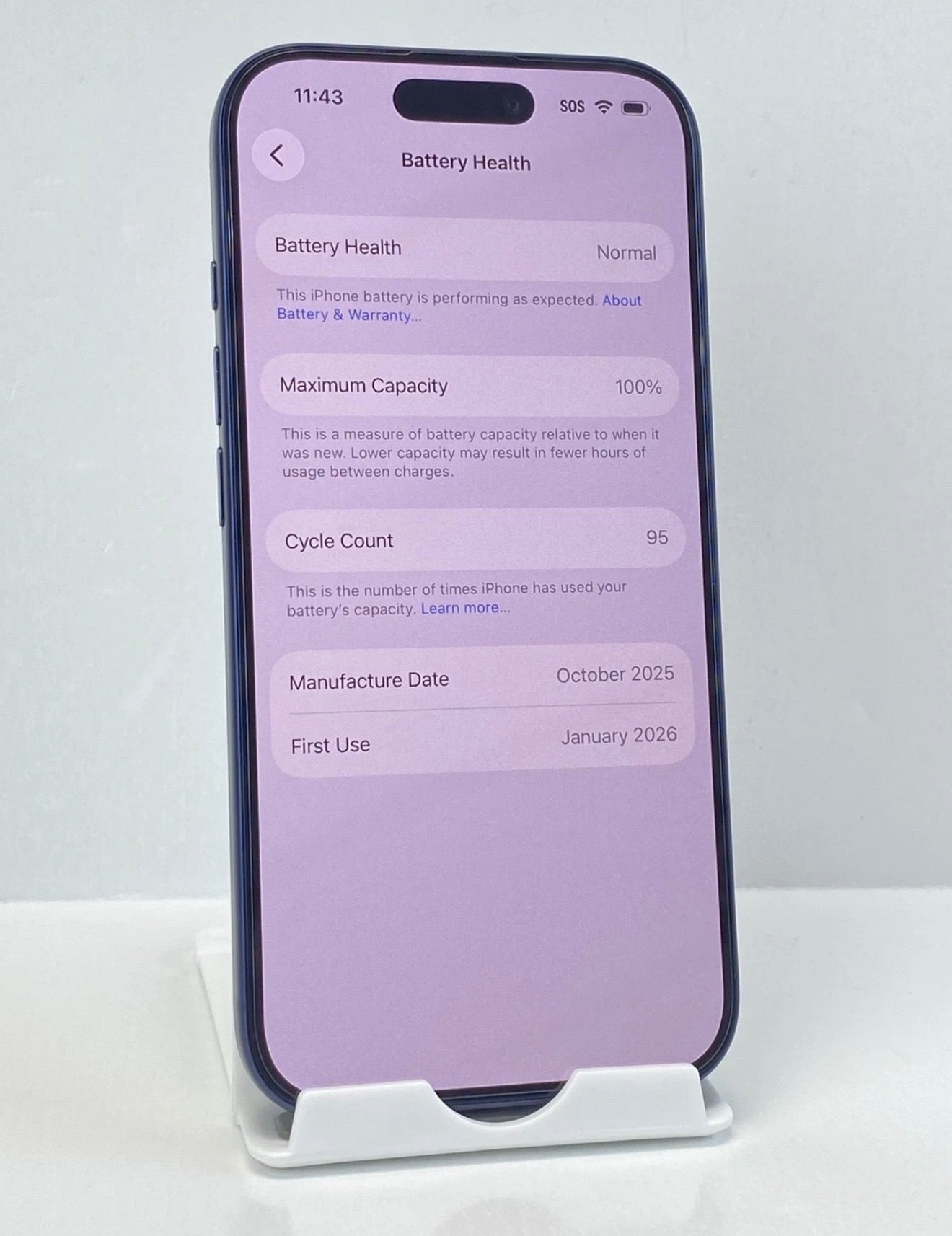 Open-Box Apple iPhone 17 Pro A3256 1TB Deep Blue eSIM Unlocked