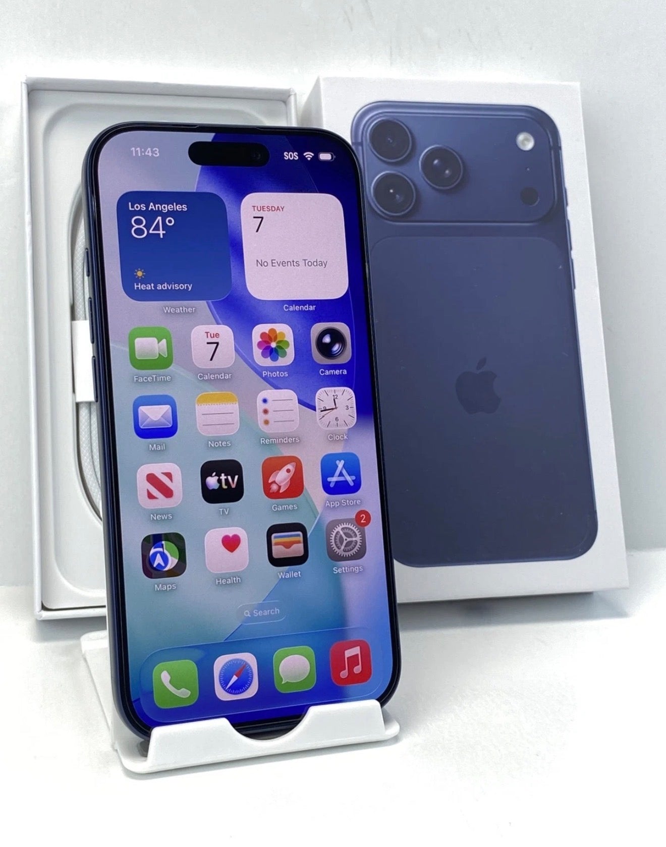 Open-Box Apple iPhone 17 Pro A3256 1TB Deep Blue eSIM Unlocked
