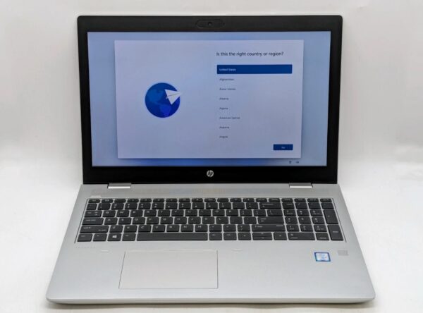 HP ProBook 650 G5 15.6" Intel Core i5-8265U 256GB SSD 8GB RAM Windows 10