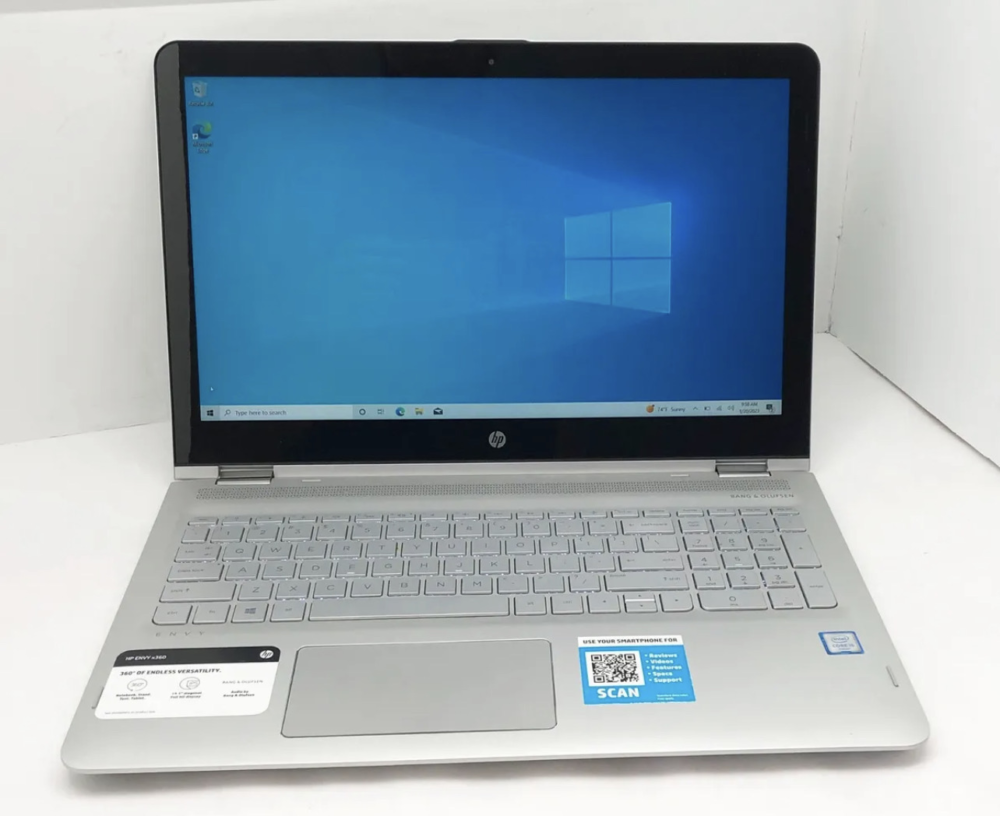 HP Envy x360 m6-aq003dx 15.6" Touch i5-6200U 2.30GHz 12GB RAM 128GB SSD 1TB HDD (Used) image 0