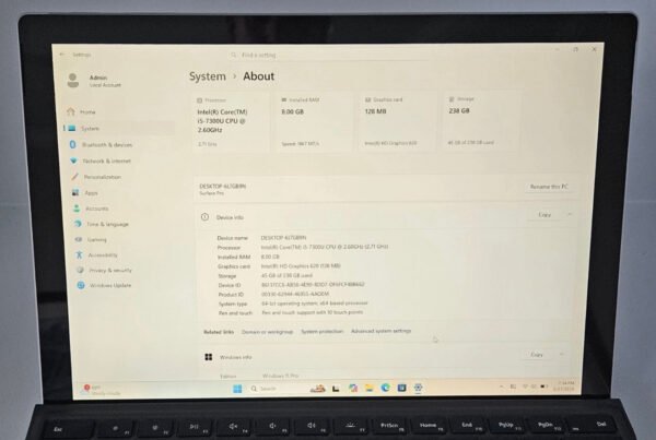 Microsoft Surface Pro 5 1796 Silver 12.3" Core i5-7300U 8GB 256GB w/ UAG Win 11P image 4