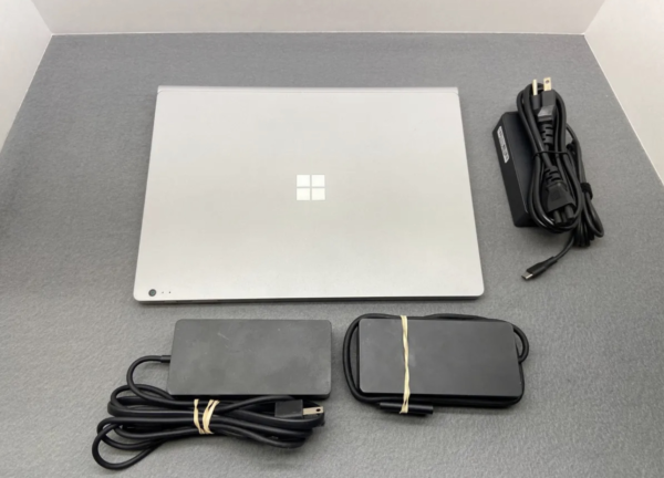 Microsoft Surface Book 2 13.5" i5-7300U 8GB 256GB SSD + Docking Station Bundle - Good Used Condition (1 USB Port Inop) image 2