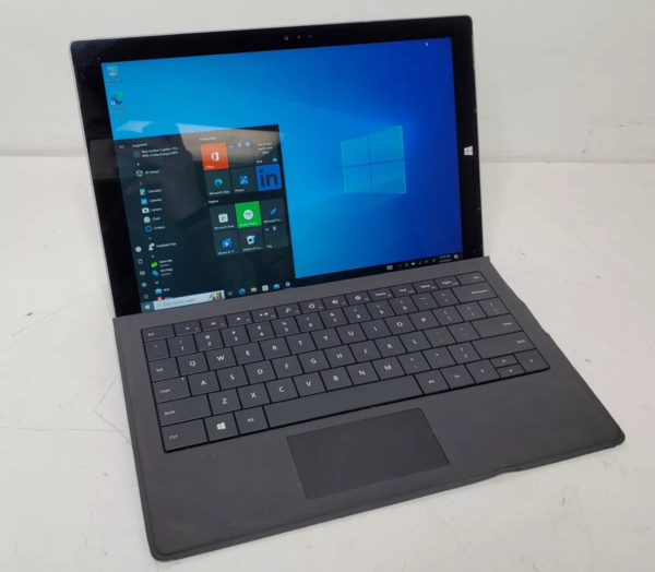 Microsoft Surface Pro 3 12.3" Tablet Laptop - Intel Core i3. 4GB RAM, 64GB SSD, Windows 10 Pro, Includes Type Cover image 1