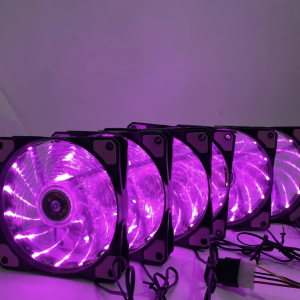 New Gaming Case Fan Pink 120MM Desktop PC Computer Cooling Lot 6 Pack