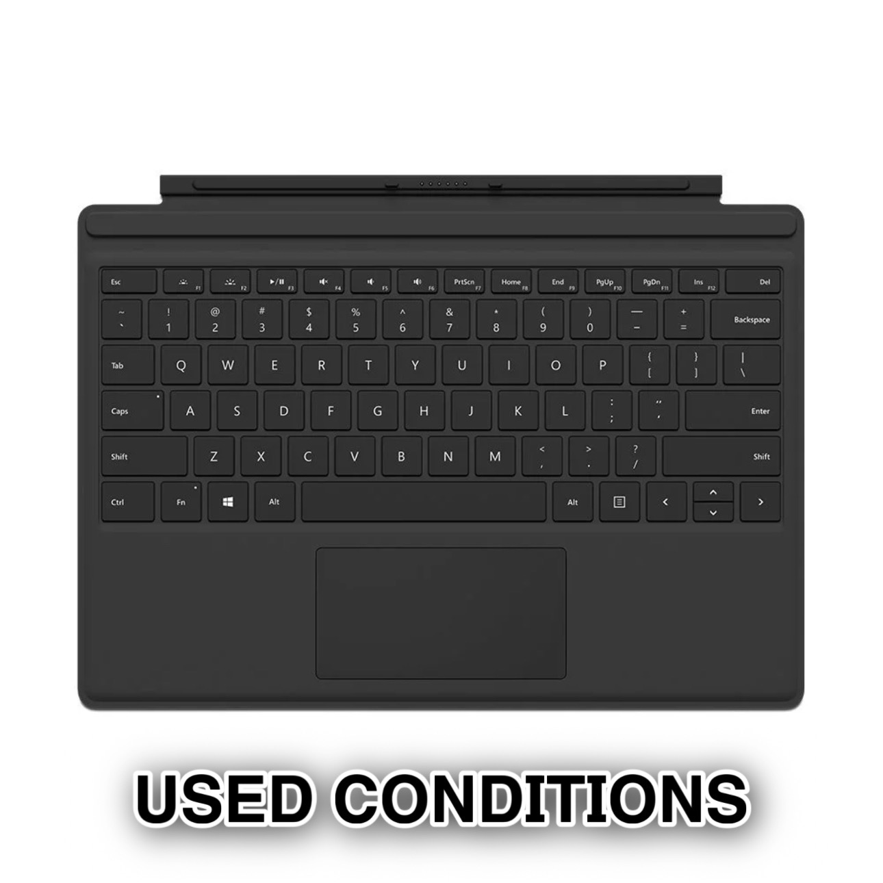 Microsoft Model 1644 Type Cover for Surface Pro 3 - Black Keyboard